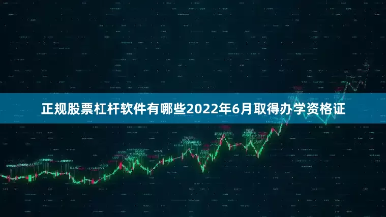 正规股票杠杆软件有哪些2022年6月取得办学资格证